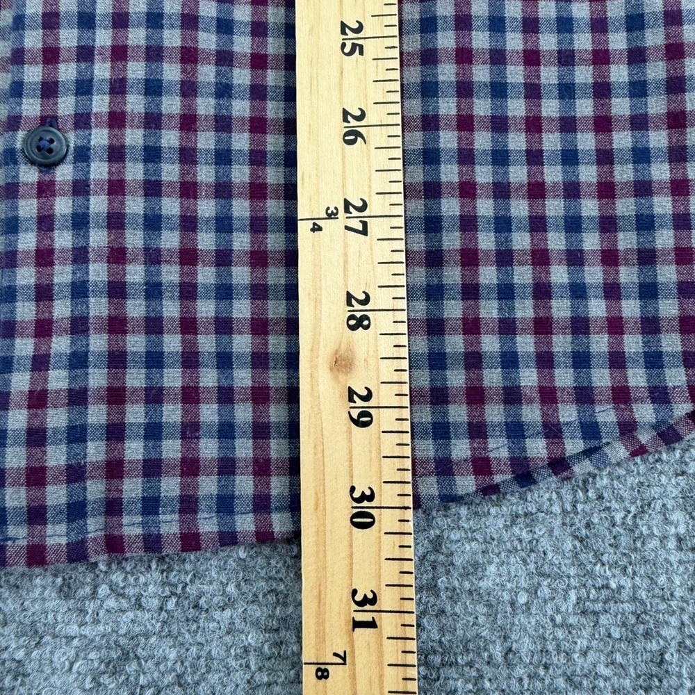 Mizzen Main Shirt Mens XL Plaid City Flannel Performance Trim Fit Button Down - Picture 5 of 9